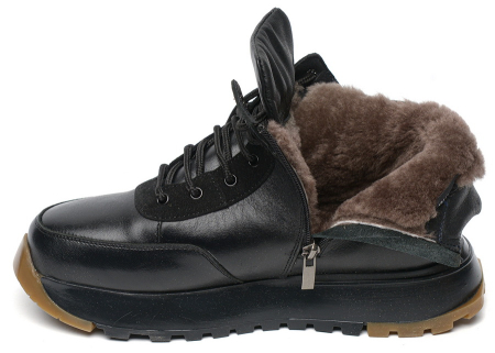 ЖЕНСКИЕ БОТИНКИ НАТУРАЛЬНАЯ КОЖА / НАТУРАЛЬНЫЙ МЕХ CORVETTO ИТАЛИЯ