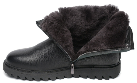 МУЖСКИЕ САПОГИ НАТУРАЛЬНАЯ КОЖА / НАТУРАЛЬНЫЙ МЕХ CORVETTO