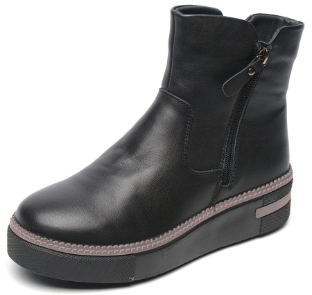 ЖЕНСКИЕ БОТИНКИ НАТУРАЛЬНАЯ КОЖА НАТУРАЛЬНЫЙ МЕХ GUGU ГЕРМАНИЯ