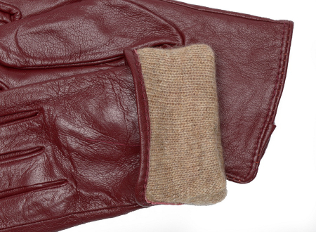 ЖЕНСКИЕ ПЕРЧАТКИ ОВЕЧЬЯ КОЖА / ШЕРСТЬ