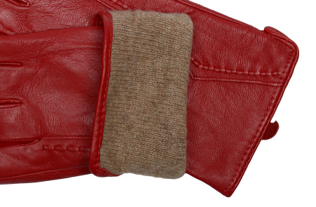 ЖЕНСКИЕ ПЕРЧАТКИ ОВЕЧЬЯ КОЖА / ШЕРСТЬ