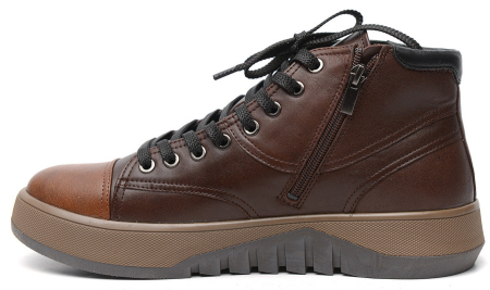 МУЖСКИЕ БОТИНКИ НАТУРАЛЬНАЯ КОЖА / ШЕРСТЬ CORVETTO