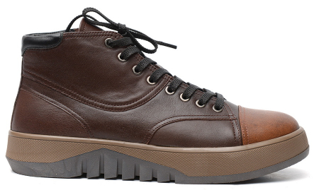 МУЖСКИЕ БОТИНКИ НАТУРАЛЬНАЯ КОЖА / ШЕРСТЬ CORVETTO