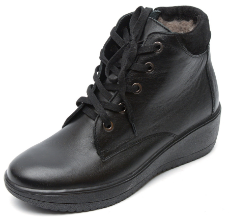 ЖЕНСКИЕ БОТИНКИ НАТУРАЛЬНАЯ КОЖА / ШЕРСТЬ  МАРКО БЕЛАРУСЬ