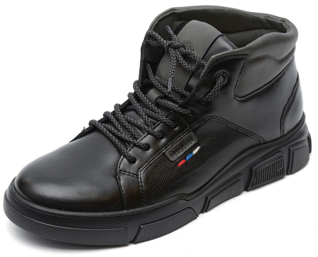 МУЖСКИЕ БОТИНКИ НАТУРАЛЬНАЯ КОЖА / ШЕРСТЬ РОСВЕСТ РОССИЯ