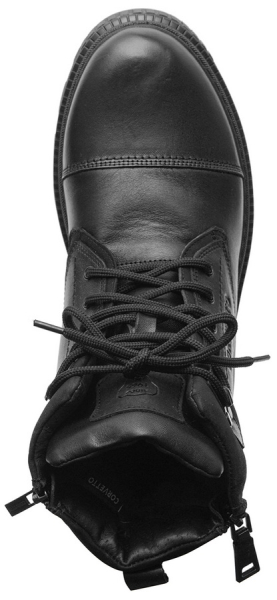 МУЖСКИЕ БОТИНКИ НАТУРАЛЬНАЯ КОЖА / НАТУРАЛЬНЫЙ МЕХ CORVETTO