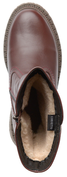 ЖЕНСКИЕ САПОГИ НАТУРАЛЬНАЯ КОЖА / НАТУРАЛЬНАЯ  ШЕРСТЬ CORVETTO ИТАЛИЯ