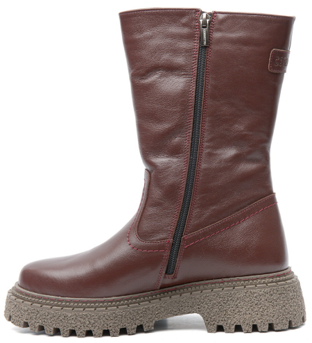 ЖЕНСКИЕ САПОГИ НАТУРАЛЬНАЯ КОЖА / НАТУРАЛЬНАЯ  ШЕРСТЬ CORVETTO ИТАЛИЯ