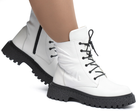 ЖЕНСКИЕ БОТИНКИ НАТУРАЛЬНАЯ КОЖА / НАТУРАЛЬНЫЙ МЕХ CORVETTO ИТАЛИЯ