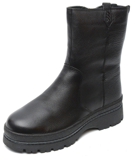 ЖЕНСКИЕ САПОГИ НАТУРАЛЬНАЯ КОЖА  / НАТУРАЛЬНЫЙ МЕХ GUGU ГЕРМАНИЯ