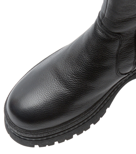 ЖЕНСКИЕ САПОГИ НАТУРАЛЬНАЯ КОЖА  / НАТУРАЛЬНЫЙ МЕХ GUGU ГЕРМАНИЯ