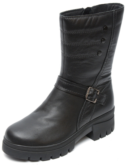 ЖЕНСКИЕ САПОГИ НАТУРАЛЬНАЯ КОЖА  / НАТУРАЛЬНЫЙ МЕХ GUGU ГЕРМАНИЯ