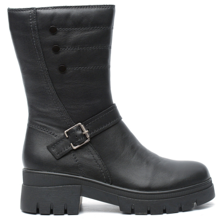 ЖЕНСКИЕ САПОГИ НАТУРАЛЬНАЯ КОЖА  / НАТУРАЛЬНЫЙ МЕХ GUGU ГЕРМАНИЯ