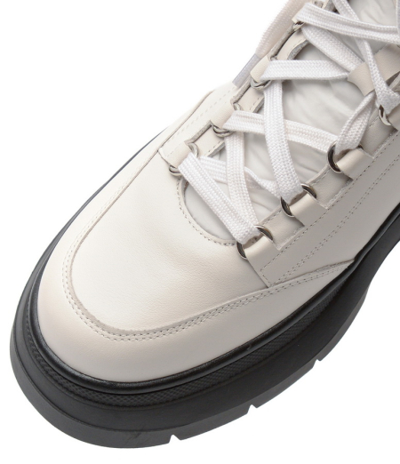 ЖЕНСКИЕ БОТИНКИ НАТУРАЛЬНАЯ КОЖА + ТЕКСТИЛЬ / ВОЙЛОК SALAMANDER