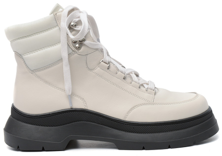 ЖЕНСКИЕ БОТИНКИ НАТУРАЛЬНАЯ КОЖА + ТЕКСТИЛЬ / ВОЙЛОК SALAMANDER