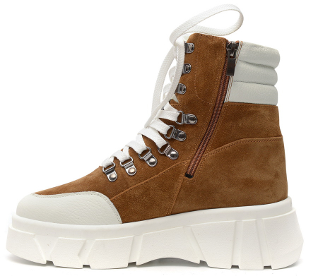 ЖЕНСКИЕ БОТИНКИ НАТУРАЛЬНАЯ КОЖА/ВЕЛЮР/ ШЕРСТЬ CORVETTO ИТАЛИЯ