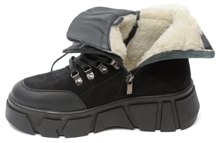 ЖЕНСКИЕ БОТИНКИ НАТУРАЛЬНАЯ КОЖА/ВЕЛЮР/ ШЕРСТЬ CORVETTO ИТАЛИЯ