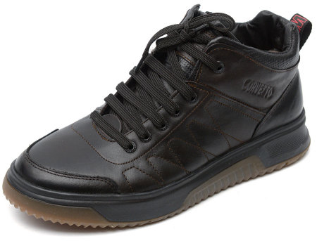 МУЖСКИЕ БОТИНКИ ПОЛУСПОРТИВНЫЕ НАТУРАЛЬНАЯ КОЖА /НАТУРАЛЬНЫЙ МЕХ CORVETTO