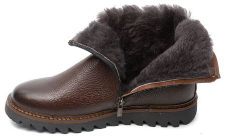 МУЖСКИЕ САПОГИ НАТУРАЛЬНАЯ КОЖА / НАТУРАЛЬНЫЙ МЕХ CORVETTO