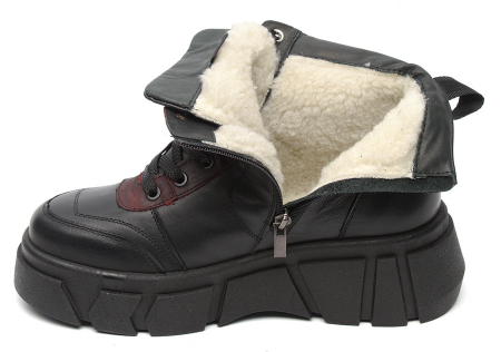 ЖЕНСКИЕ БОТИНКИ НАТУРАЛЬНАЯ КОЖА/ ШЕРСТЬ CORVETTO ИТАЛИЯ