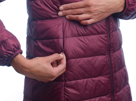 ЖЕНСКАЯ УЛЬТРАЛЁГКАЯ ПУХОВАЯ КУРТКА ДЛИННАЯ  L(42)-7XL(56) BINIFOOT/BNF