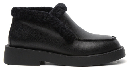 ЖЕНСКИЕ БОТИНКИ НАТУРАЛЬНАЯ КОЖА / НАТУРАЛЬНЫЙ МЕХ SALAMANDER