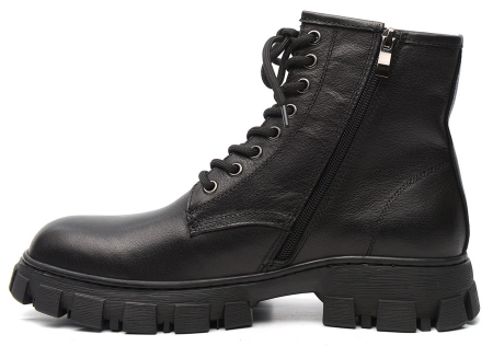 МУЖСКИЕ БОТИНКИ НАТУРАЛЬНАЯ КОЖА / НАТУРАЛЬНЫЙ МЕХ GUGU