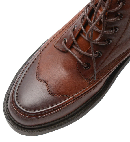 МУЖСКИЕ БОТИНКИ НАТУРАЛЬНАЯ КОЖА / НАТУРАЛЬНЫЙ МЕХ GUGU