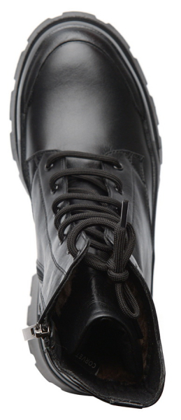 ЖЕНСКИЕ БОТИНКИ НАТУРАЛЬНАЯ КОЖА / НАТУРАЛЬНЫЙ МЕХ CORVETTO ИТАЛИЯ