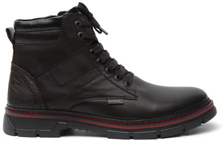 МУЖСКИЕ БОТИНКИ НАТУРАЛЬНАЯ КОЖА / НАТУРАЛЬНЫЙ МЕХ CORVETTO