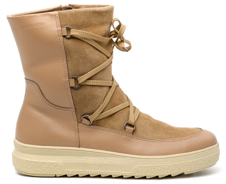 ЖЕНСКИЕ ПОЛУСАПОГИ НАТУРАЛЬНАЯ КОЖА / ВЕЛЮР / ШЕРСТЬ SALAMANDER