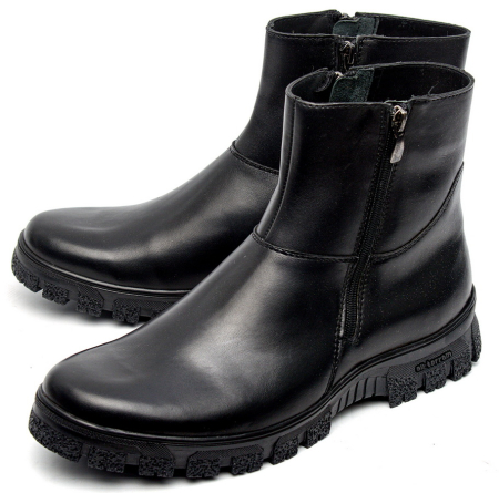 МУЖСКИЕ БОТИНКИ НАТУРАЛЬНАЯ КОЖА / ШЕРСТЬ РОСВЕСТ РОССИЯ