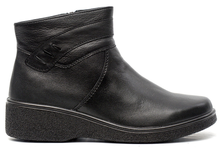 ЖЕНСКИЕ ПОЛУСАПОГИ НАТУРАЛЬНАЯ КОЖА / БАЙКА РОСВЕСТ РОССИЯ