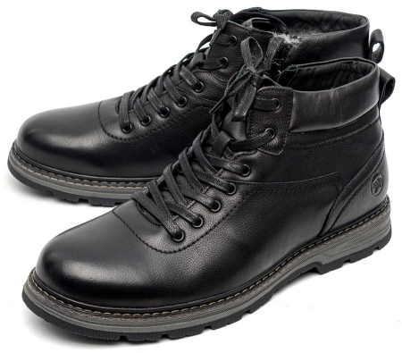 МУЖСКИЕ БОТИНКИ НАТУРАЛЬНАЯ КОЖА/НАТУРАЛЬНЫЙ МЕХ SALAMANDER