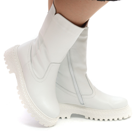 ЖЕНСКИЕ САПОГИ НАТУРАЛЬНАЯ КОЖА / НАТУРАЛЬНАЯ  ШЕРСТЬ CORVETTO ИТАЛИЯ