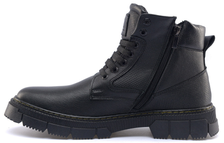 МУЖСКИЕ БОТИНКИ НАТУРАЛЬНАЯ КОЖА / НАТУРАЛЬНЫЙ МЕХ CORVETTO