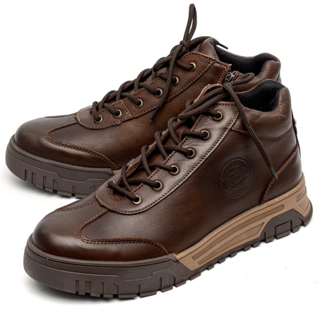 МУЖСКИЕ БОТИНКИ НАТУРАЛЬНАЯ КОЖА / ШЕРСТЬ CORVETTO