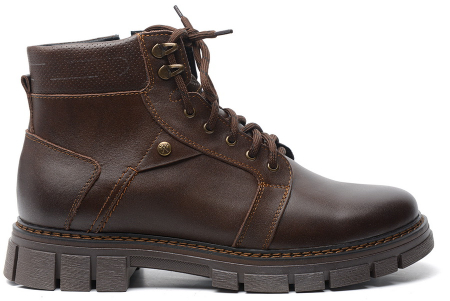 МУЖСКИЕ БОТИНКИ НАТУРАЛЬНАЯ КОЖА / ШЕРСТЬ WELLKRAFT РОССИЯ