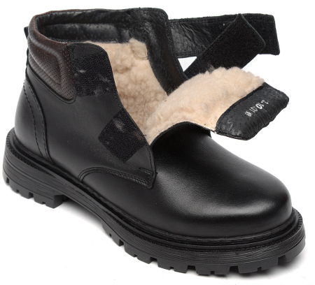 ЖЕНСКИЕ БОТИНКИ НАТУРАЛЬНАЯ КОЖА / ШЕРСТЬ CORVETTO ИТАЛИЯ