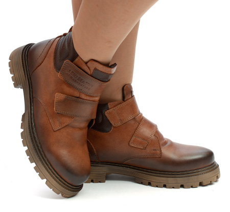 ЖЕНСКИЕ БОТИНКИ НАТУРАЛЬНАЯ КОЖА / ШЕРСТЬ CORVETTO ИТАЛИЯ