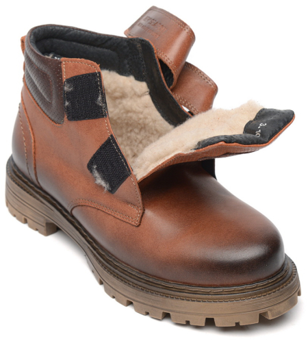 ЖЕНСКИЕ БОТИНКИ НАТУРАЛЬНАЯ КОЖА / ШЕРСТЬ CORVETTO ИТАЛИЯ