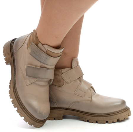 ЖЕНСКИЕ БОТИНКИ НАТУРАЛЬНАЯ КОЖА / ШЕРСТЬ CORVETTO ИТАЛИЯ