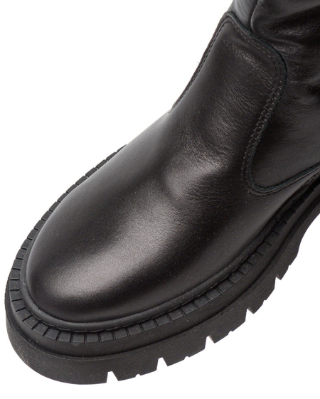 ЖЕНСКИЕ САПОГИ НАТУРАЛЬНАЯ КОЖА / НАТУРАЛЬНАЯ ШЕРСТЬ CORVETTO ИТАЛИЯ