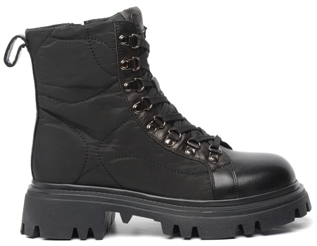 ЖЕНСКИЕ БОТИНКИ НАТУРАЛЬНАЯ КОЖА + ТЕКСТИЛЬ / ВОЙЛОК SALAMANDER