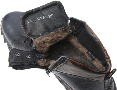 МУЖСКИЕ БОТИНКИ ПОЛУСПОРТИВНЫЕ НАТУРАЛЬНАЯ КОЖА /ШЕРСТЬ CORVETTO