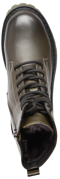 ЖЕНСКИЕ БОТИНКИ НАТУРАЛЬНАЯ КОЖА /НАТУРАЛЬНЫЙ МЕХ CORVETTO ИТАЛИЯ