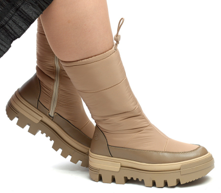 ЖЕНСКИЕ ПОЛУСАПОГИ ТЕКСТИЛЬ + НАТУРАЛЬНАЯ КОЖА / ШЕРСТЬ SALAMANDER