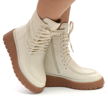 ЖЕНСКИЕ БОТИНКИ НАТУРАЛЬНАЯ КОЖА / ШЕРСТЬ SALAMANDER