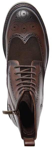 МУЖСКИЕ БОТИНКИ НАТУРАЛЬНАЯ КОЖА +ТЕКСТИЛЬ/НАТУРАЛЬНЫЙ МЕХ SALAMANDER