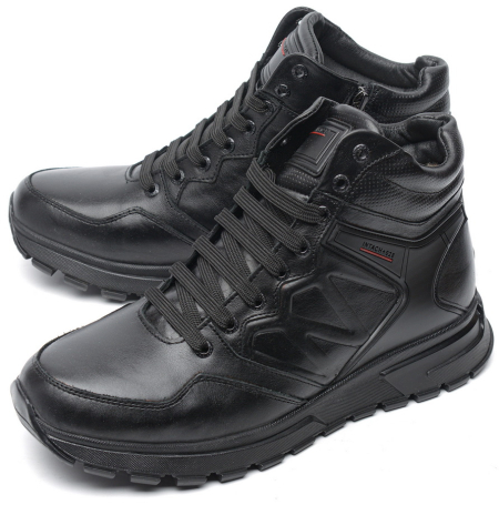 МУЖСКИЕ КРОССОВКИ НАТУРАЛЬНАЯ КОЖА /НАТУРАЛЬНЫЙ МЕХ CORVETTO